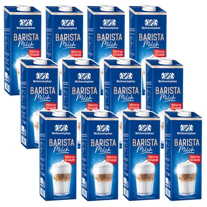Artikelbild für Weihenstephan BARISTA Milch 3,0 % 12x 1,0 l, Artikelnummer 509279