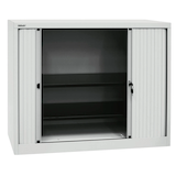 Artikelbild 1 für BISLEY Rollladenschrank lichtgrau 2 Fachböden 120,0 x 43,0 x 103,0 cm, Artikelnummer 924191