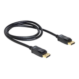 Artikelbild 1 für DeLOCK DisplayPort Kabel 1,0 m schwarz, 1 St., Artikelnummer 577010