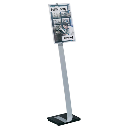 Artikelbild für DURABLE Infoständer CRYSTAL SIGN silber DIN A3 29,7 - 43,8 x 21,5 x 113,0 - 125,0 cm, 1 St., Artikelnummer 265217