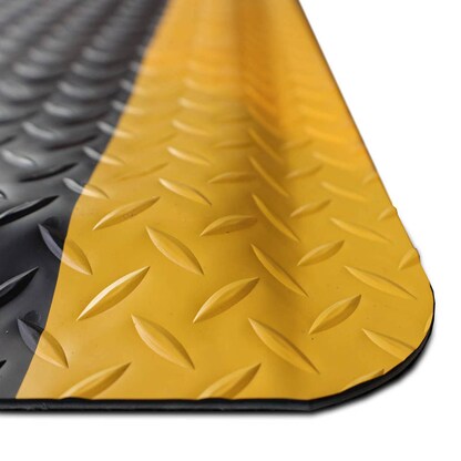 Artikelbild 3 für WESEMEYER Anti-Ermüdungsmatte zweilagig schwarz, gelb 90,0 x 150,0 cm, Artikelnummer 313417