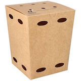 Artikelbild 1 für conpax Pommes-Boxen NOTPLA braun 12,5 x 12,5 cm, 100 St., Artikelnummer 618938