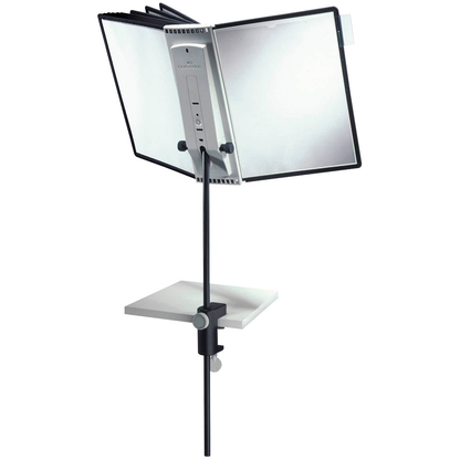 Artikelbild 2 für DURABLE Sichttafelsystem SHERPA® Display System desk clamp 10 581800 DIN A4 schwarz mit 10 St. Sichttafeln, 1 St., Artikelnummer 163543