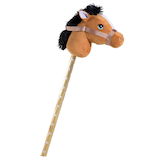 Artikelbild 1 für heunec® Steckenpferd mit schwarzer Mähne dunkelbraun, 1 St., Artikelnummer 949624