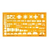 Artikelbild 1 für ARISTO Zeichenschablone gelb, Artikelnummer 144109