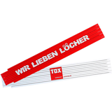 Artikelbild 1 für TOX Meterstab WIR LIEBEN LÖCHER Holz 200,0 cm, Artikelnummer 561227