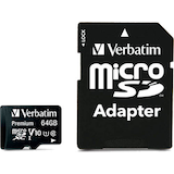 Artikelbild 1 für verbatim Speicherkarte microSDXC-Card Premium, 64 GB, 1 St., Artikelnummer 359339