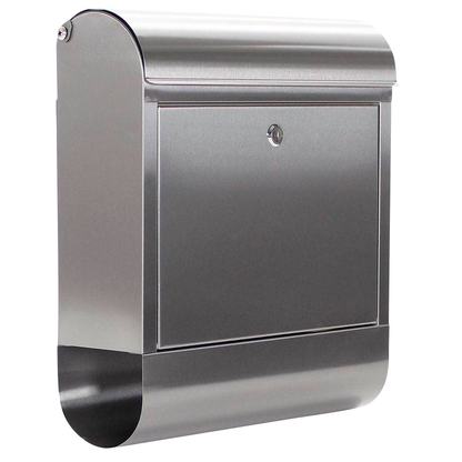 Artikelbild für ROTTNER Briefkasten Rondello Inox T05865 silber, Artikelnummer 830414