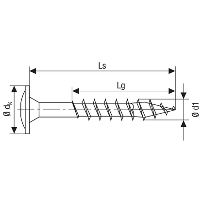 Artikelbild 5 für SPAX® Holzbauschrauben T30 Tellerkopf WIROX 0251010600805 6 mm x 80 mm, 100 St., Artikelnummer 397249