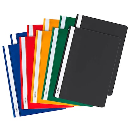 Artikelbild für herlitz Schnellhefter Kunststoff farbsortiert DIN A4, 10 St., Artikelnummer 574036