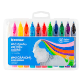 Artikelbild 1 für DONAU Wachsmalstifte farbsortiert, 12 St., Artikelnummer 694527