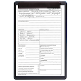 Artikelbild 1 für MAUL Klemmbrett MAULgo uni 2325190 DIN A4 schwarz Kunststoff, 1 St., Artikelnummer 390524