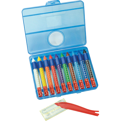 Artikelbild 2 für EBERHARD FABER Wachsmalstifte farbsortiert, 10 St., Artikelnummer 252074