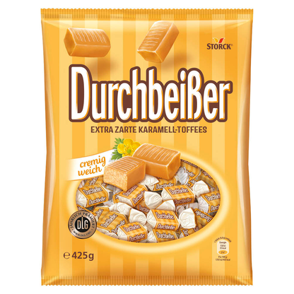 Artikelbild für Durchbeißer Karamel Bonbons 44 St./ 425,0 g, Artikelnummer 956223