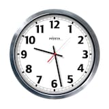 Artikelbild 1 für PEWETA Funkwanduhr weiß silber Aluminium, Ø 50,0 cm, Artikelnummer 173528