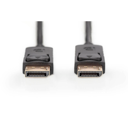 Artikelbild 2 für DIGITUS DisplayPort/DisplayPort Kabel AK-340100-150-S 15,0 m schwarz, 1 St., Artikelnummer 381359