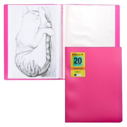 Artikelbild für PAGNA School Sichtbuch DIN A4, 20 Hüllen dunkelrosa, 1 St., Artikelnummer 609261