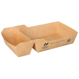 Artikelbild 1 für conpax Pappschalen NOTPLA braun 19,0 x 10,0 cm, 80 St., Artikelnummer 618961