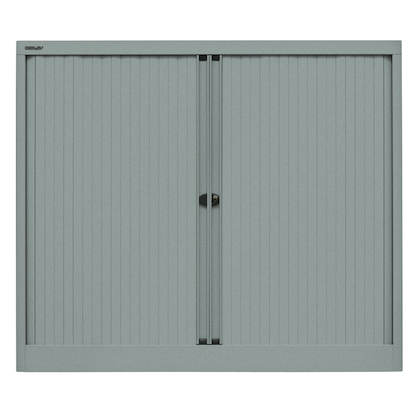 Artikelbild 4 für BISLEY Rollladenschrank silber 2 Fachböden 120,0 x 43,0 x 103,0 cm, Artikelnummer 924233