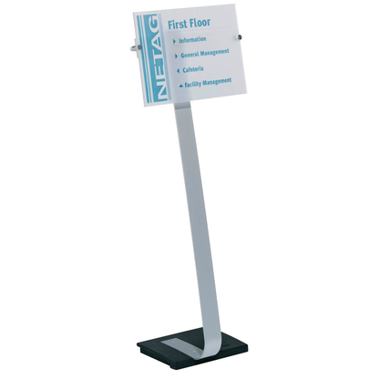 Artikelbild 2 für DURABLE Infoständer CRYSTAL SIGN silber DIN A3 29,7 - 43,8 x 21,5 x 113,0 - 125,0 cm, 1 St., Artikelnummer 265217