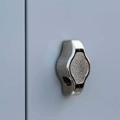 Artikelbild 5 für LÜLLMANN Spind lichtgrau 521240, 8 Schließfächer 117,0 x 50,0 x 195,0 cm, Artikelnummer 189698