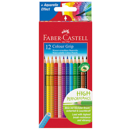 Artikelbild für FABER-CASTELL Colour GRIP Buntstifte farbsortiert, 12 St., Artikelnummer 534271