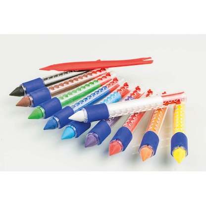 Artikelbild 3 für EBERHARD FABER Wachsmalstifte farbsortiert, 10 St., Artikelnummer 252074