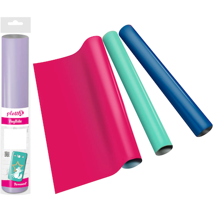 Artikelbild 2 für plottiX Vinylfolie permanent weiß 31,5 cm x 1,0 m, 1 Rolle, Artikelnummer 266904