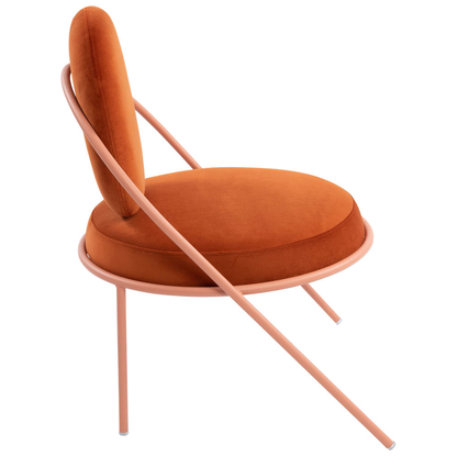Artikelbild 3 für meet powered by PAPERFLOW Sessel SATURNE rost rosa Stoff 70,0 x 73,0 x 88,0 cm, 2 St., Artikelnummer 230787