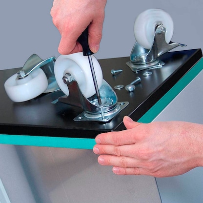 Artikelbild 8 für WAGNER® design yourself Transportgeräte-Lenkrolle MM 0075 weiß, Artikelnummer 420016