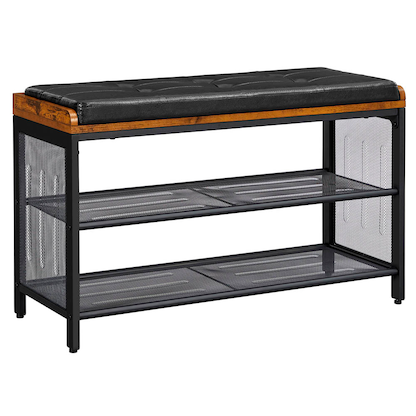 Artikelbild für VASAGLE Schuhbank LBS75X braun, schwarz Holz 80,0 cm, Artikelnummer 439358