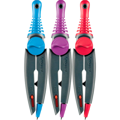 Artikelbild für maped Zirkel STOP&SAFE blau, lila oder rot, 1 St., Artikelnummer 701643