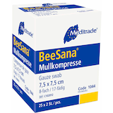 Artikelbild 1 für Meditrade® Mull-Kompressen BeeSana® 1044 weiß 7,5 x 7,5 cm, 50 St., Artikelnummer 242509