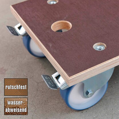 Artikelbild 8 für WAGNER® design yourself Transportroller MAXGRIP Power MM 1341 braun 30,0 x 57,5 x 15,0 cm bis 500,0 kg, Artikelnummer 419246