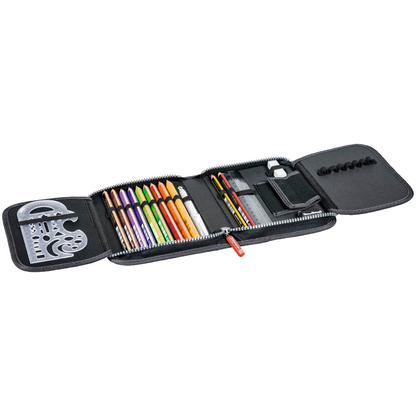 Artikelbild 2 für BRUNNEN Federmäppchen befüllt schwarz 16-teilig, 19,5 x 13,5 cm, Artikelnummer 925984