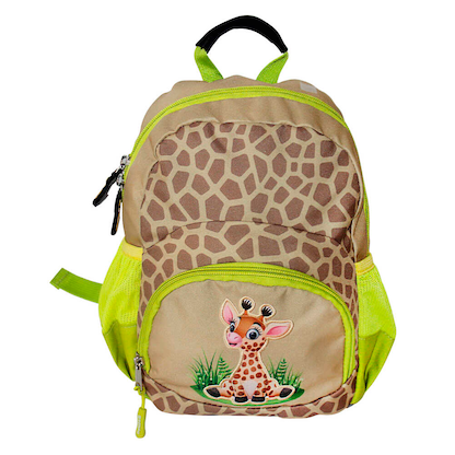 Artikelbild für DONAU Kindergartenrucksack Mini Giraffe Kunstfaser braun/gelb, Artikelnummer 694566