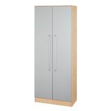 Artikelbild 1 für HAMMERBACHER Aktenschrank Sira, V7100/3/S/RE ahorn, silber 4 Fachböden 80,0 x 42,0 x 200,4 cm, Artikelnummer 199083