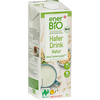 Artikelbild 2 für enerBiO Natur Bio-Haferdrink 8x 1,0 l, Artikelnummer 864201