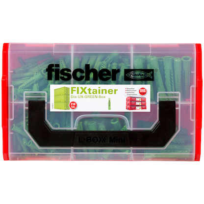 Artikelbild 4 für fischer FixTainer - UX-Green-Box 532894 Universaldübel-Sortiment, 210-teilig, Artikelnummer 479719