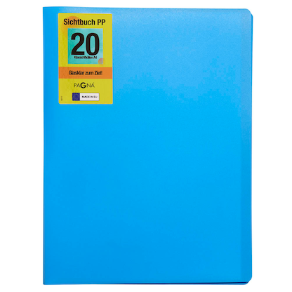 Artikelbild 2 für PAGNA School Sichtbuch DIN A4, 20 Hüllen hellblau, 1 St., Artikelnummer 609239
