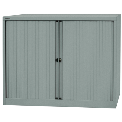 Artikelbild 5 für BISLEY Rollladenschrank silber 2 Fachböden 120,0 x 43,0 x 103,0 cm, Artikelnummer 924233