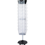 Artikelbild 1 für helit Prospektständer drehbar the giant grid transparent DIN A4 30 Fächer 43,0 x 43,0 x 177,0 cm, 1 St., Artikelnummer 576292