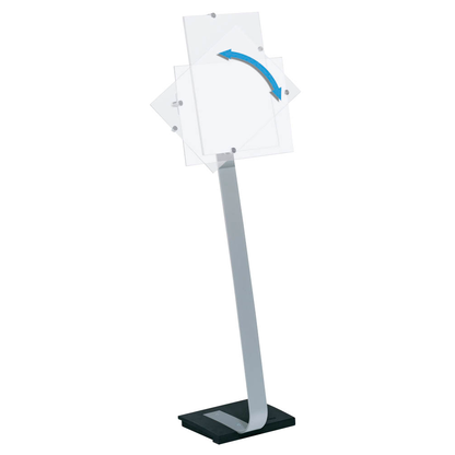 Artikelbild 3 für DURABLE Infoständer CRYSTAL SIGN silber DIN A3 29,7 - 43,8 x 21,5 x 113,0 - 125,0 cm, 1 St., Artikelnummer 265217