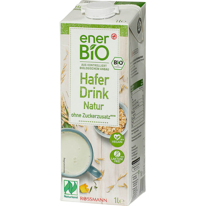 Artikelbild 3 für enerBiO Natur Bio-Haferdrink 8x 1,0 l, Artikelnummer 864201