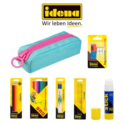Artikelbild für Idena Schlampermäppchen befüllt türkis 23-teilig , 22,0 x 6,0 cm, Artikelnummer 787842
