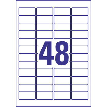 Artikelbild 5 für AVERY Zweckform Etiketten L4736REV-100 weiß 45,7 x 21,2 mm, 100 Blatt, Artikelnummer 644294