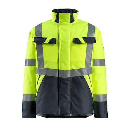 Artikelbild für MASCOT® unisex Warnjacke Penrith gelb, schwarzblau Größe 4XL, Artikelnummer 756686