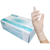Artikelbild 1 für NITRAS MEDICAL unisex Einmalhandschuhe POLYMER SOFT weiß Größe M, 100 St., Artikelnummer 684924