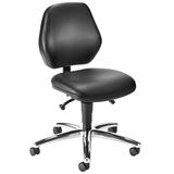 Artikelbild 1 für bimos Arbeitsdrehstuhl schwarz Kunstleder, Artikelnummer 176679