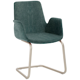 Artikelbild 1 für Mayer Besuchersessel myHELIOS petrol chrom Stoff 58,0 x 56,0 x 86,0 cm, 1 St., Artikelnummer 174199